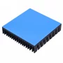 Aluminum heat sink 50x50x11mm with hot melt adhesive tape
