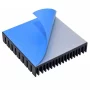 Black Aluminum Heat Sink 50x50x11mm