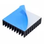 Aluminum heat sink 35x35x10mm with hot melt adhesive tape