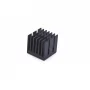 Disipador de calor de aluminio 20x20x19mm negro anodizado
