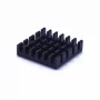 Aluminijast radiator 19x19x5mm, črne barve
