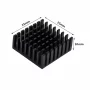 Hliníkový chladič 25x25x10mm s teplovodivou lepící páskou