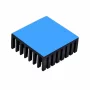 Aluminum heat sink 25x25x10mm with hot melt adhesive tape
