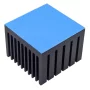 Aluminum heat sink 40x40x30mm with hot melt adhesive tape