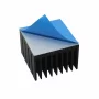 Radiator aluminiu 35x35x25mm cu bandă adezivă termoconductoare