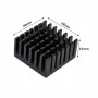 Dissipatore di calore in alluminio 28x28x15 mm con nastro