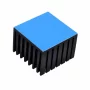 Aluminum heat sink 28x28x20mm with hot melt adhesive tape
