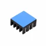 Aluminum heat sink 14x14x7mm with hot melt adhesive tape
