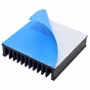 Aluminum heat sink 50x50x12.8mm with adhesive tape