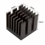 Hliníkový chladič 20x20x19mm s teplovodivou lepící páskou