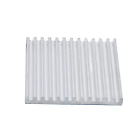 Aluminum heat sink 25x25x2.4mm with hot melt adhesive tape