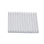 Aluminum heat sink 25x25x2.4mm with hot melt adhesive tape