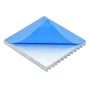 Disipador de calor aluminio 25x25x2,4mm con cinta adhesiva