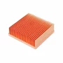 Universal copper heat sink with size 35x35x11mm.