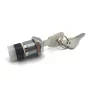 Safety key switch, round ON-OFF, mounting hole diameter 19mm