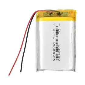 Li-Pol battery 2000mAh, 3.7V, 103450, AMPUL.eu