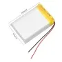 Li-Pol battery 2000mAh, 3.7V, 103450, AMPUL.eu