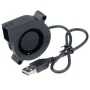 Dmychadlový ventilátor 50x50x15mm na 5V DC s USB