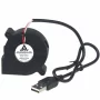 Dmychadlový ventilátor 50x50x15mm na 5V DC s USB