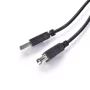 Cablu prelungitor USB 2.0, negru, 1,5 metri, AMPUL.eu