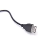 USB 2.0 hosszabbító kábel, fekete, 1,5 méter, AMPUL.eu