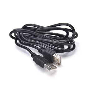 Cable alargador USB 2.0, negro, 1,5 metros, AMPUL.eu