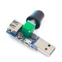 Regulátor otáčok USB ventilátora, 5V, AMPUL.eu