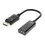 Adaptador para conectar una pantalla HDMI a un PC con salida DisplayPort.