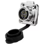 Industriesteckverbinder LP-16 Stecker auf Vierkantbuchse IP67