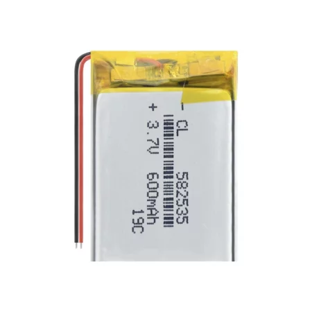 Bateria Li-Pol 600mAh, 3.7V, 582535, AMPUL.eu