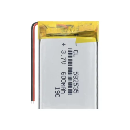Li-Pol-batteri 600mAh 3.7V 582535 med beskyttelseschip