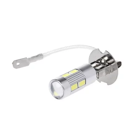 H3 LED-lampa, 10x 5730 SMD, vit, 12V