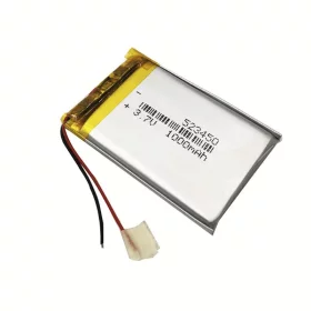 Li-Pol-batteri 1000mAh, 3,7V, 523450, AMPUL.eu
