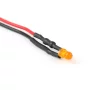 24V LED-diod 3mm, orange diffus, AMPUL.eu