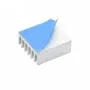 Dissipatore di calore in alluminio 14x14x6 mm con nastro