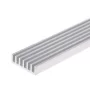 Disipador de calor de aluminio 150x20x6mm universal