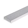 Aluminiums kølehoved 150x20x6mm, AMPUL.eu