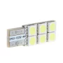 LED 6x 5050 SMD T10 W5W Alb pentru iluminat auto