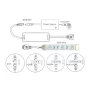 LED-driver 6A med CCT-regulering og kabel, 5.5x2.1mm