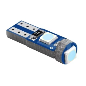 T5, 3x 3030 SMD LED, 1.2W - Blue, AMPUL.eu