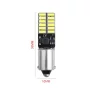 LED 24x 4014 SMD BA9S, T4W, CANBUS - Valkoinen lamppu