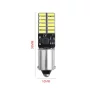 LED 24x 4014 SMD socket BA9S, T4W, CANBUS - White, AMPUL.eu