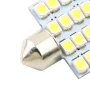 LED 16x 3528 SMD SUFIT 31mm, vit – 12V, lång livslängd
