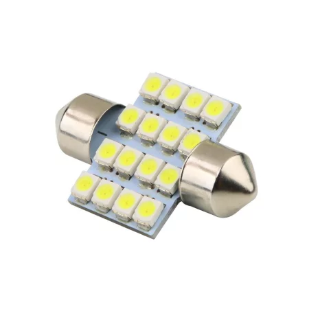 LED 16x 3528 SMD SUFIT 31mm biały do oświetlenia wnętrz