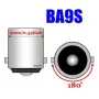 BA9S, 10x 3030 SMD, CANBUS, 600lm - Blanc, AMPUL.eu