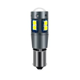 BAY9S, 10x 3030 SMD, CANBUS, 600lm - Vit, AMPUL.eu