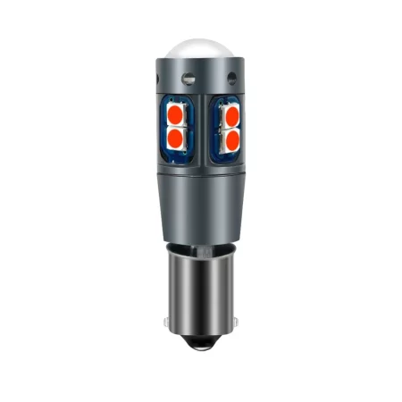 BAX9S 10x 3030 SMD LED, CANBUS, 600lm, punainen