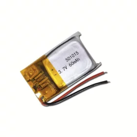 Li-Pol-batteri 60mAh, 3,7V, 501015, AMPUL.eu