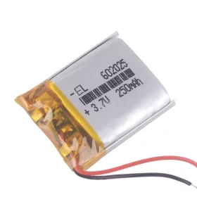 Li-Pol-batteri 250mAh, 3.7V, 602025, AMPUL.eu