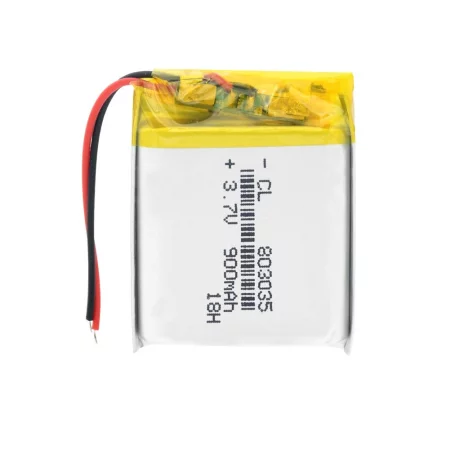 Li-Pol-Akku 900mAh, 3,7V, 803035, AMPUL.eu